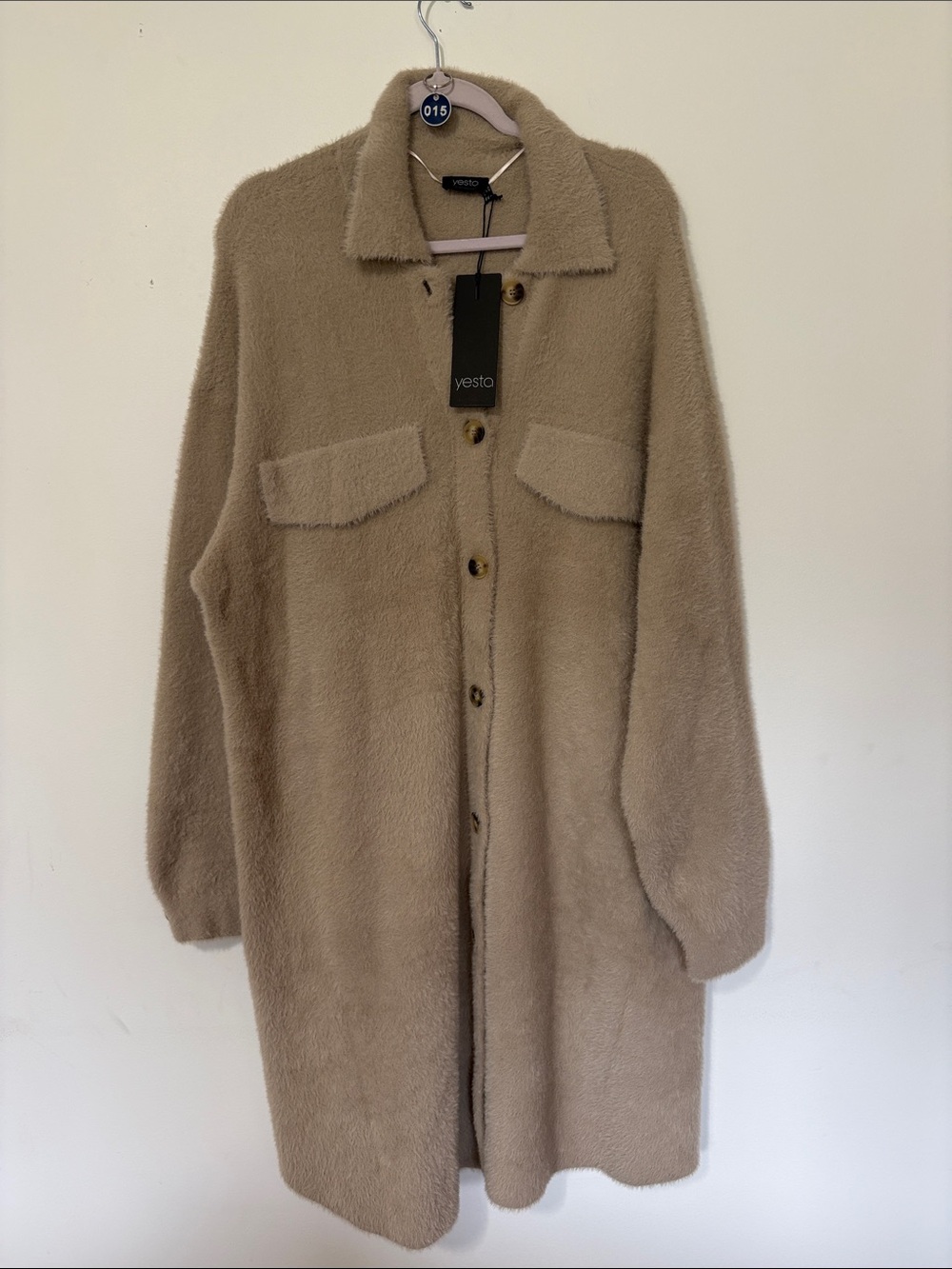015 NWT YESTA SWEATER COAT